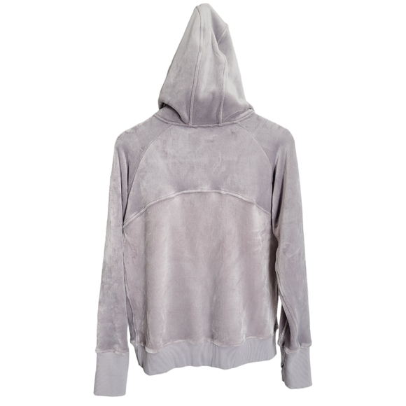 Athleta Triumph Hoodie In Double Cozy Karma in Norwegian Grey - Picture 14 of 16